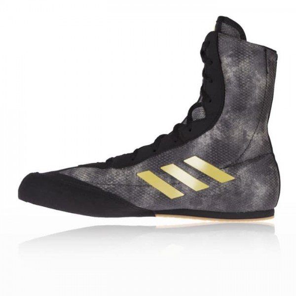 BOXING SHOES ADIDAS BOX HOG BLACK GOLD / SEPATU TINJU