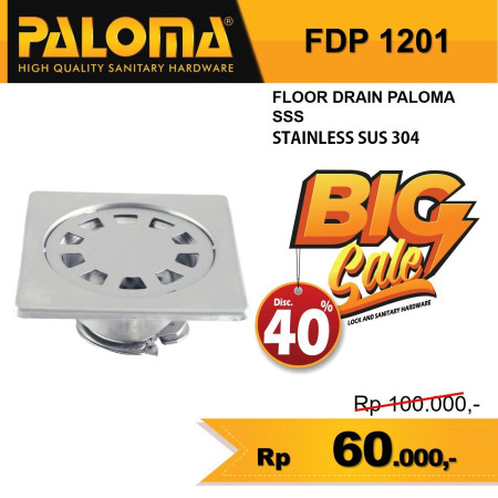 PALOMA FDP 1201, FLOOR DRAIN,SARINGAN AIR,KAMAR MANDI ANTI BAU,KECOA