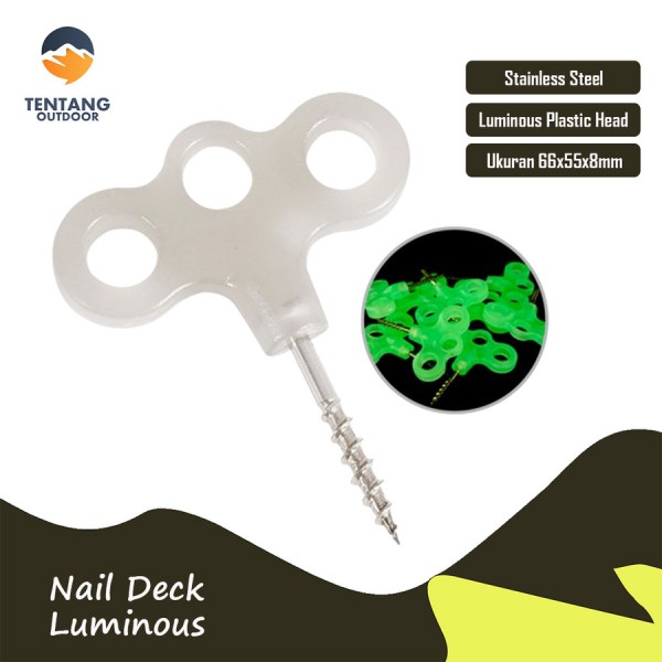 Pasak Berkemah Dek Aluminum Alloy Deck Camping Pegs Outdoor Hiking