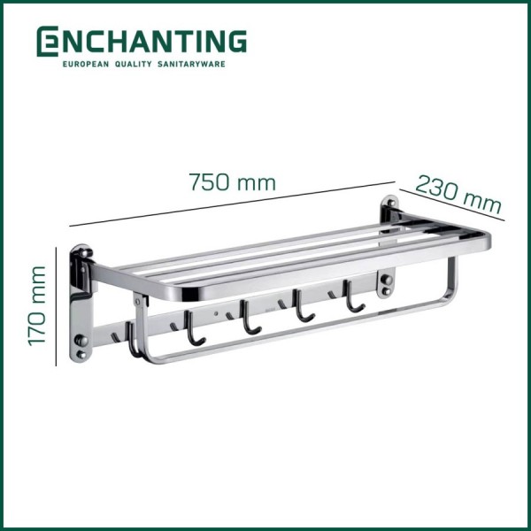 Enchanting Towel Shelf / Rak Gantungan Handuk Dinding - BT002 - BT010