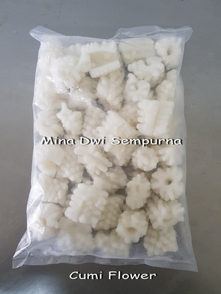 Cumi Flower / Cumi Kupas Bersih