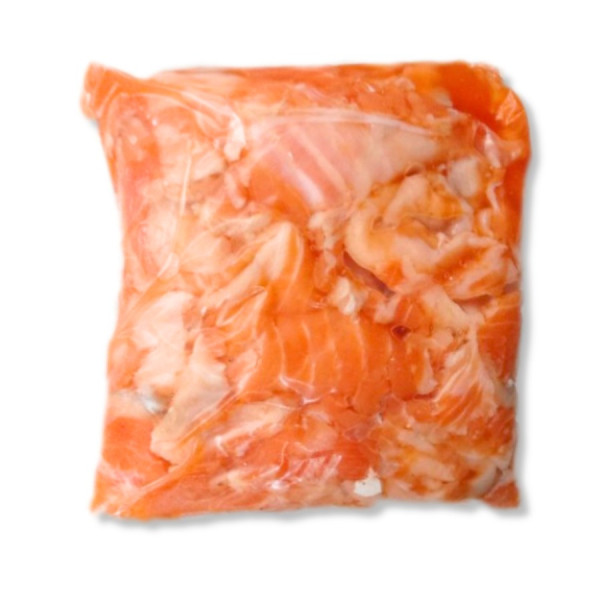 Trim Salmon Fish / Tetelan Daging Ikan Salmon Norway & Trout 250gr - 1PCS 250GR