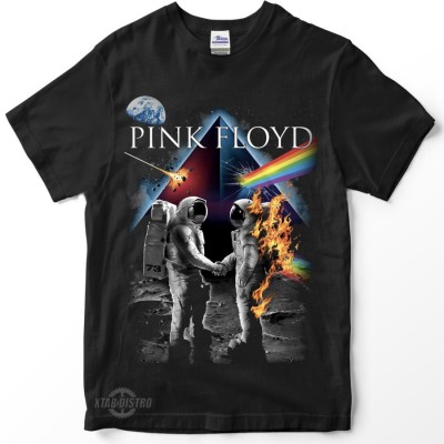 Kaos PINK FLOYD BRIGHT SIDE OF THE MOON Premium tshirt kaos Pinkfloyd