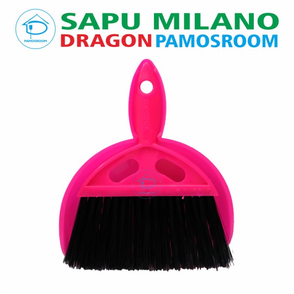Pamosroom Sapu Milano Sapu Mini Mobil Set Pengki Sapu Meja Lantai