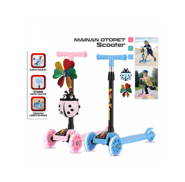Skuter Kumbang Anak M95 Mainan Otopet Scooter Anak Otoped Kumbang