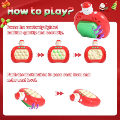 Pop It Elektronik Quick Push Bubble Game Fidget Toys Mainan Pop It Elektronik Murah