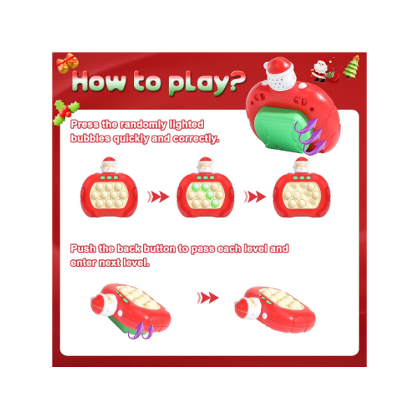 Pop It Elektronik Quick Push Bubble Game Fidget Toys Mainan Pop It Elektronik Murah