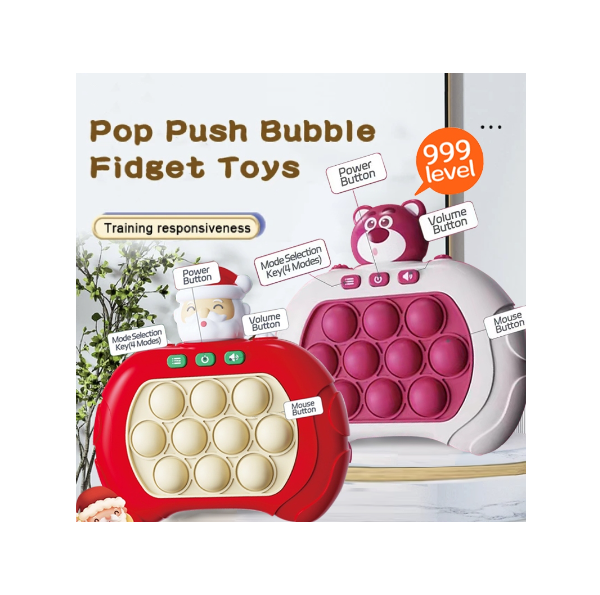 Pop It Elektronik Quick Push Bubble Game Fidget Toys Mainan Pop It Elektronik Murah