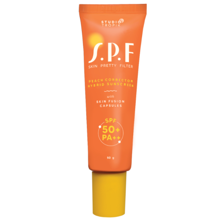 STUDIO TROPIK  SPF 50+ PA++ (Peach) - Skin Pretty Filter 50gr