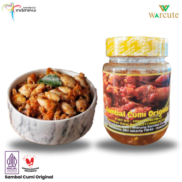 Sambel Cumi Pete/Cumi Jengkol/Teri Jengkol Cabe Ijo/cumi cabe ijo - Cumi Ori, Vaccum