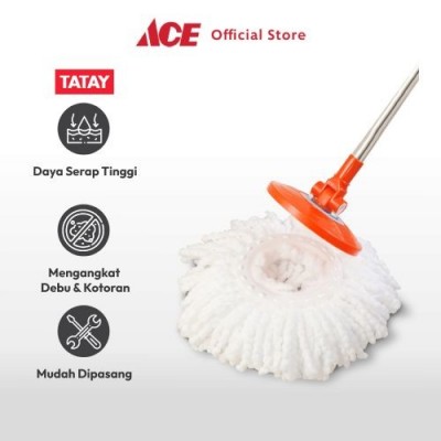 ACE - Tatay Refill Kain Pel Putar - Putih