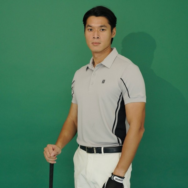 Baju Golf Goswing Pria Dominant Grey B