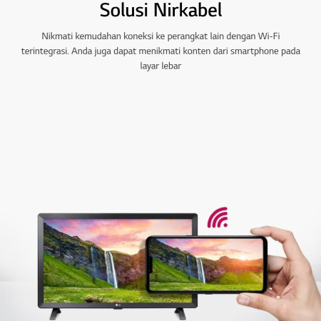 LG 24TN520S-PT Smart HD LED TV Monitor 23.6 Inch 24TN520S