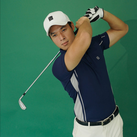 Baju Golf Goswing Pria Dominant Navy B