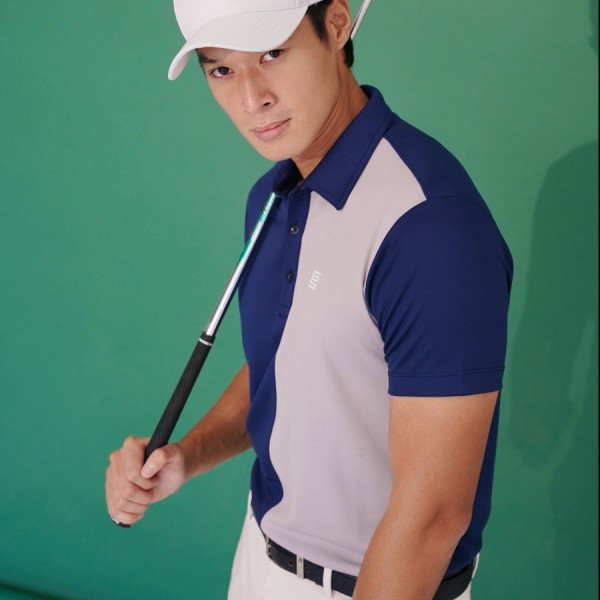 Baju Golf Goswing Pria Dominant Navy