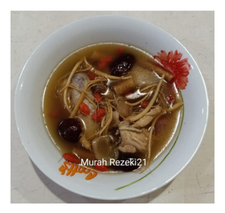 Sup Ayam Ginseng / Ginseng Chicken Soup - Herbal Stamina & Daya Ingat