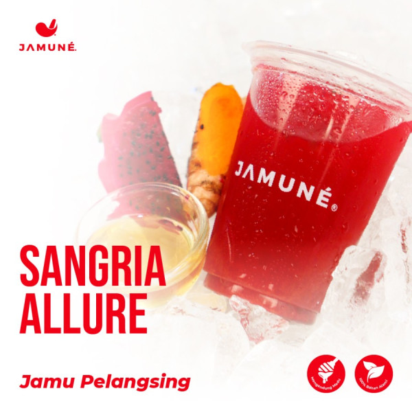 Jamu Pelangsing Dengan Madu Siap Minum Fresh Sangria Allure by Jamune