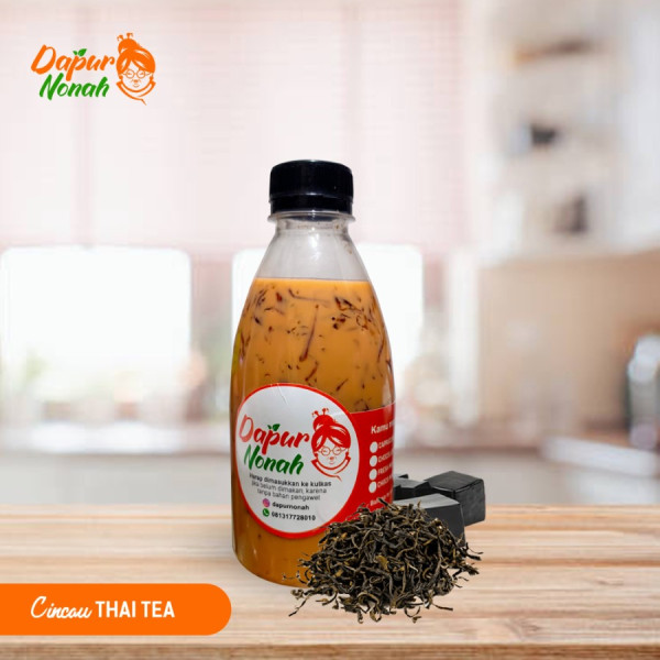 Minuman cincau hitam segar rasa thai tea cincau 300ml