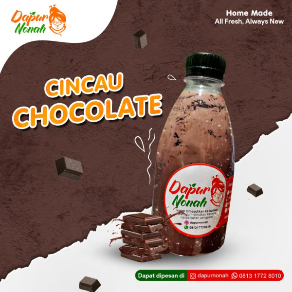 Minuman cincau hitam segar rasa CHOCOLATE cincau 300ml
