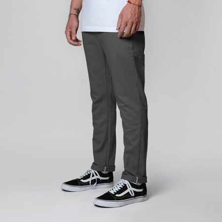 DICKIES-WP818 Slim Fit Work Pant-Charcoal - Abu-abu