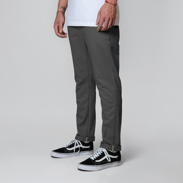 DICKIES-WP818 Slim Fit Work Pant-Charcoal - Abu-abu
