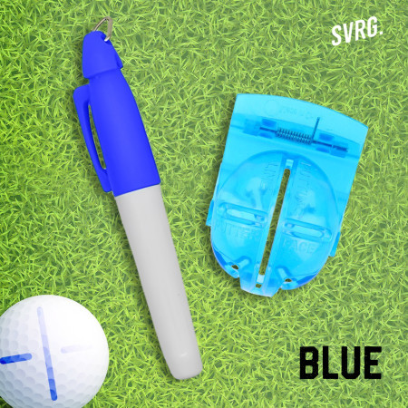 Golf Ball Marker Set (Spidol + Jepitan)