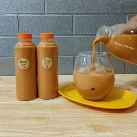Minuman Dingin Fresh Thai Tea Latte 250 ml