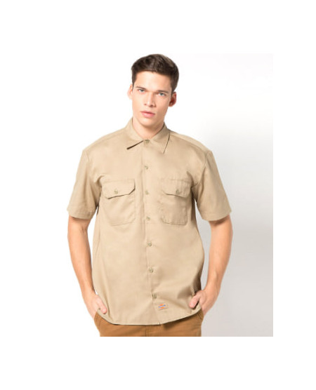 DICKIES-SHORT SLEEVE WORK SHIRT-DK-1574-KHA