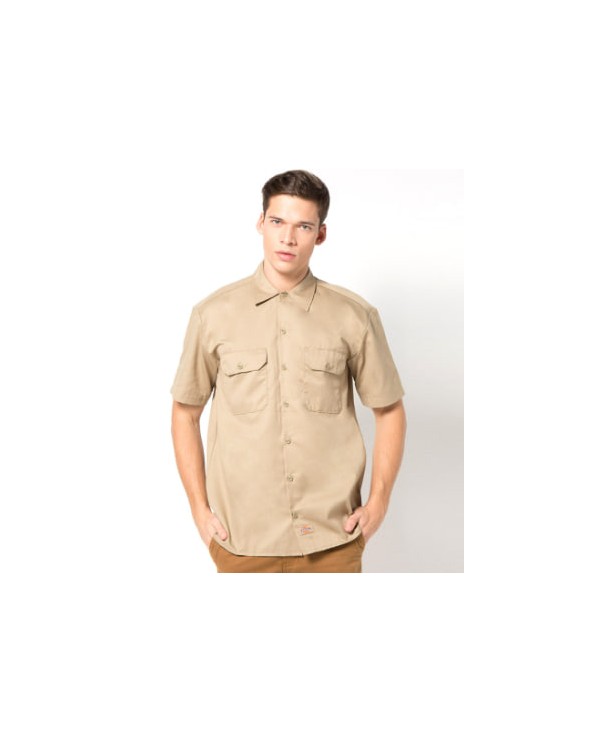 DICKIES-SHORT SLEEVE WORK SHIRT-DK-1574-KHA