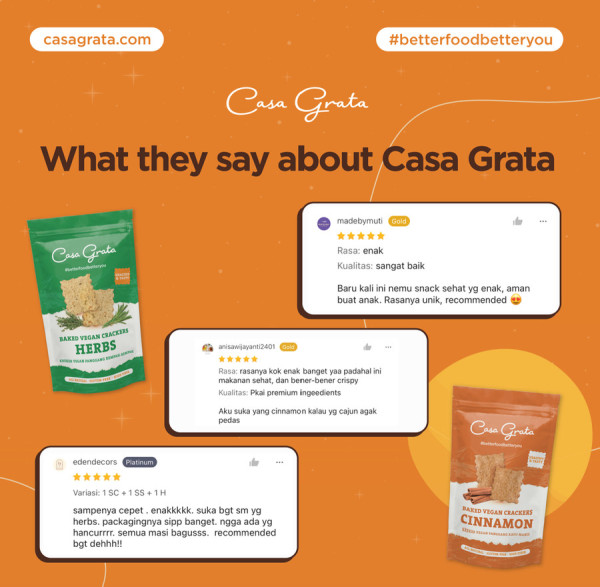 Camilan Sehat / Cemilan anak / Snack Sehat - Herbs Crackers 70 gram