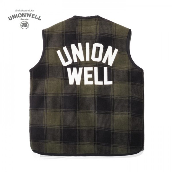 Unionwell Vest Logan Sherpa Green