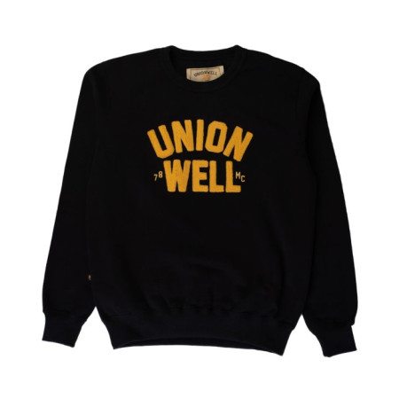 Unionwell Sweater Crewneck Basic Jump Font Black