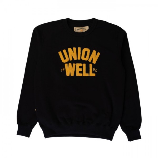 Unionwell Sweater Crewneck Basic Jump Font Black