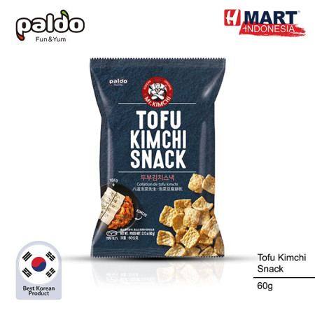 Paldo Mr Kimchi Tofu Kimchi Snack - Camilan Tahu Korea Rasa Kimchi 60g