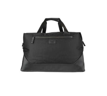 Tas Golf Boston Duffle Bag Leather Canvas