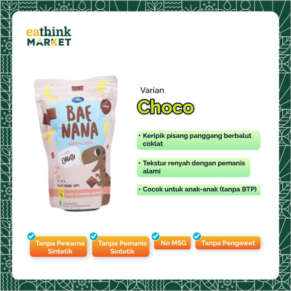 Keripik Pisang Baenana Chips Camilan Anak - Abe Food Indonesia 70 g