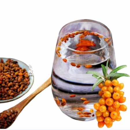 Dried Seabuckthorn Fruit Himalaya Seabuckthorn Berry Fruit Buah Kering - 25 gram