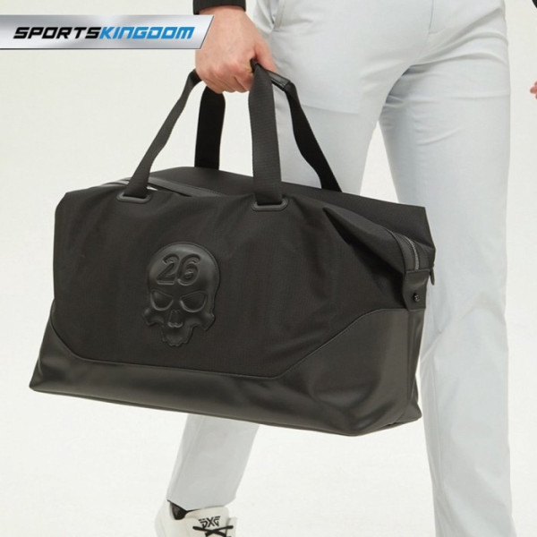 Tas Golf Boston Duffle Bag Leather Canvas Very Best Price