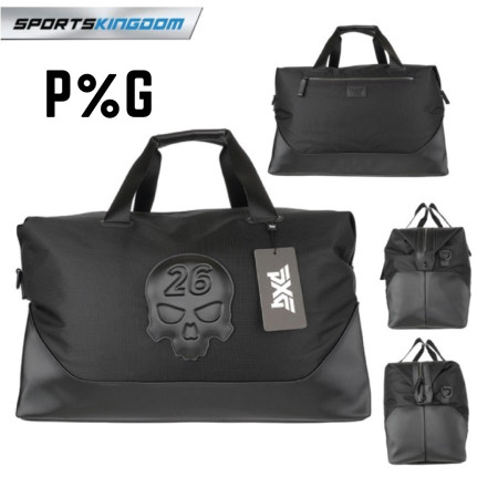Tas Golf Boston Duffle Bag Leather Canvas Very Best Price