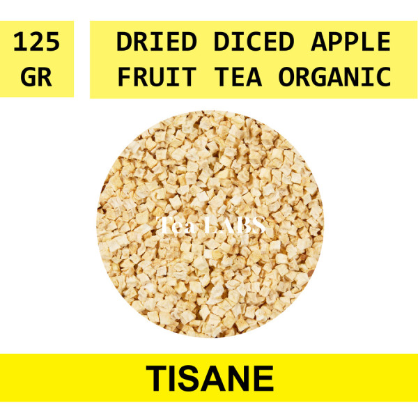 Dried Apple Diced / Buah Apel Kering Dadu 125 GRAM