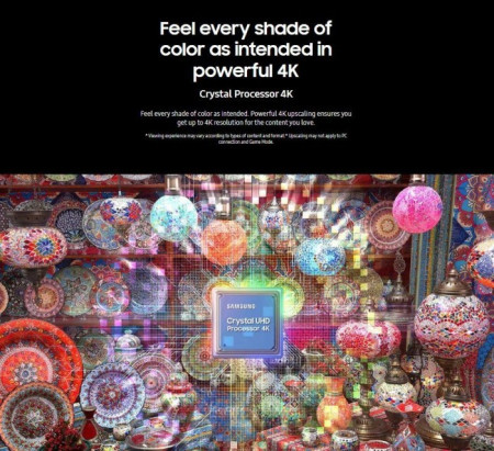TV SAMSUNG LED 70BU8000 Crystal 70 Inch UHD 4K Smart TV UA70BU8000KXXD
