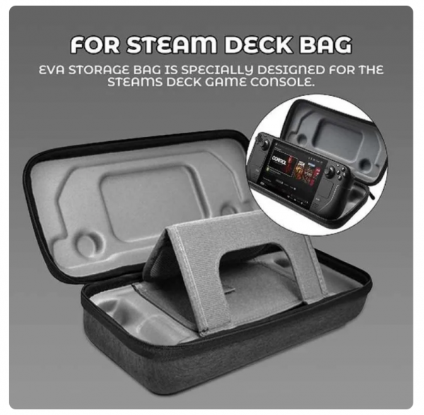 Protective Hard Shell Storage Case Steam Deck - Tas Stand Steam Deck