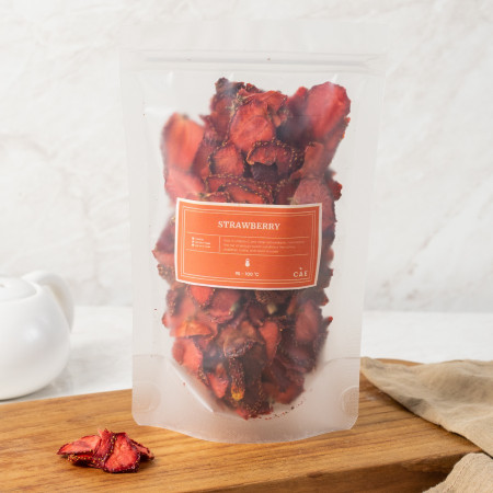 Strawberry Dried Buah Stroberi Kering Merah Fruit Premium 10-100 Gram - 10 Gram