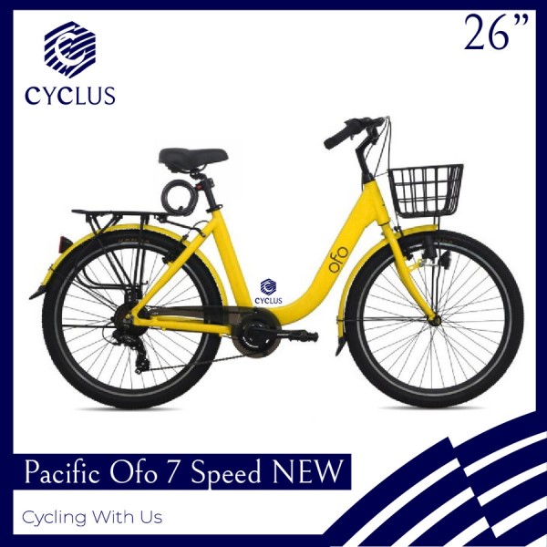 Sepeda City Bike Pacific OFO Pro 7 Speed