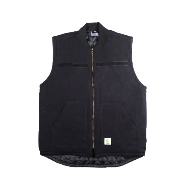 URBAIN Vest Hitam Pria Canvas