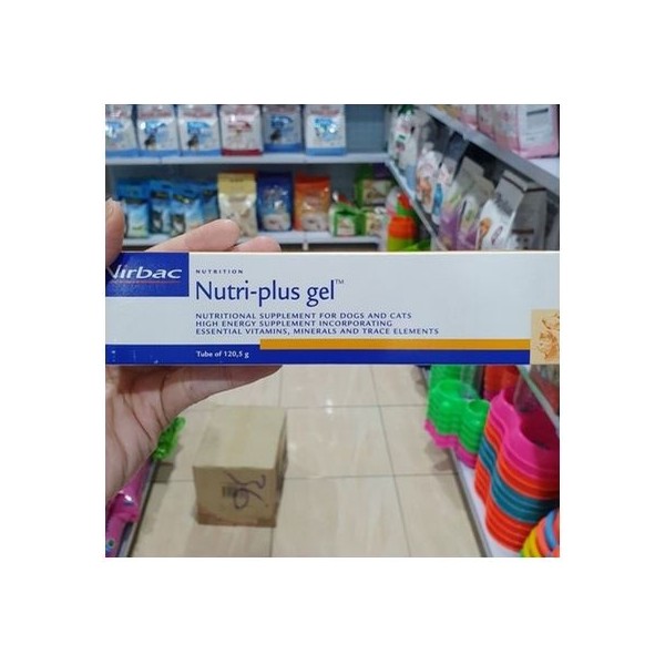 Nutri Plus Gel 120.5GR Virbac Vitamin Kucing Anjing ORI NPG no vitagel