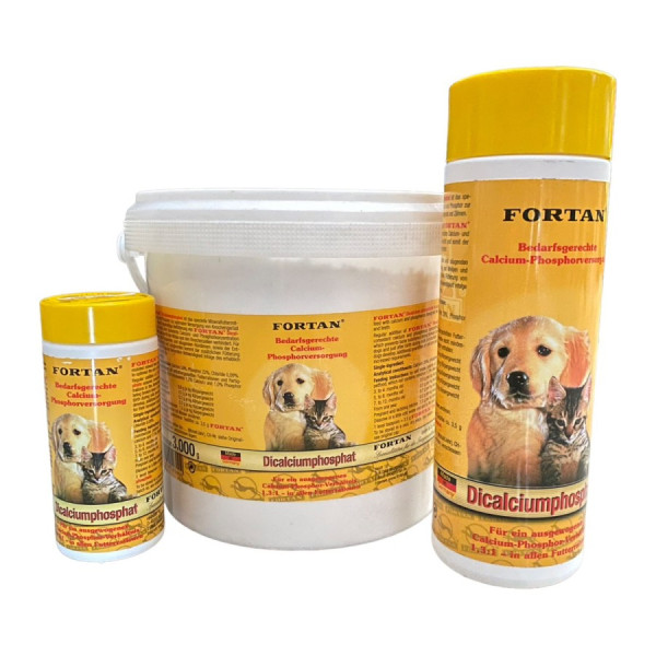 Vitamin Calcium Tulang Vitamin Anjing Fortan Dicalciumphospat 600gr