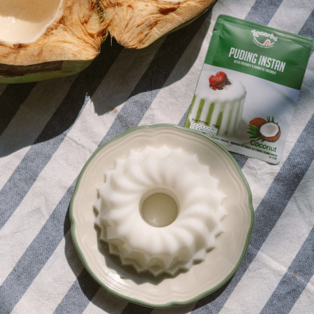 Puding Instan Keto Food Indonesia Sugar Free - Kelapa