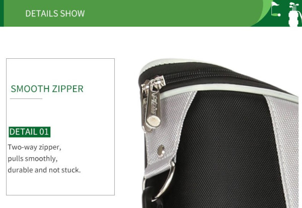 PGM Golf Standing Gun Bag Waterproof Sunday Bag Lightweight | Tas Golf