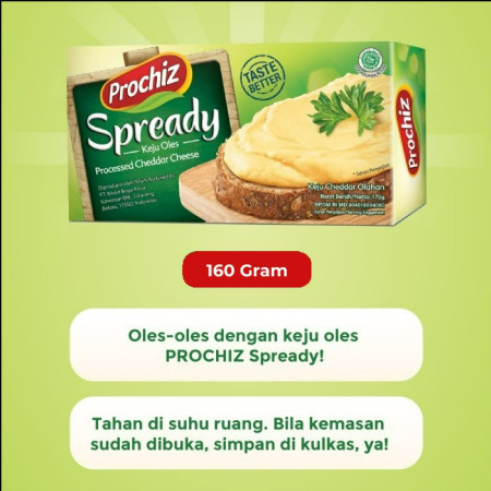 Keju PROCHIZ Spready 160 gr Double Pack